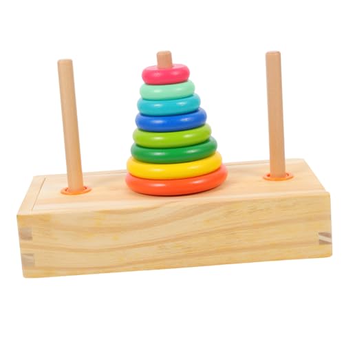 WEKAMOS Farbenfrohes Stapelspielzeug aus Holz Schichtiges Montessori Lernspiel für Fördert Form und Farberkennung mit Glatter Oberfläche für Kleinkinder Ab Jahr WEKAMOS Farbenfrohes Stapelspielzeug aus Holz Schichtiges Montessori Lernspiel für Fördert Form und Farberkennung mit Glatter Oberfläche für Kleinkinder Ab Jahr von WEKAMOS
