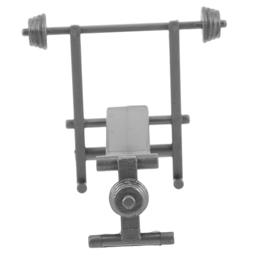 WEKAMOS Fitnessgeräte für Puppenhäuser Handgefertigtes Deko Hantelbank und Zubehör Indoor Mikroszenen für Kreative und Puppenhausgestaltung von WEKAMOS