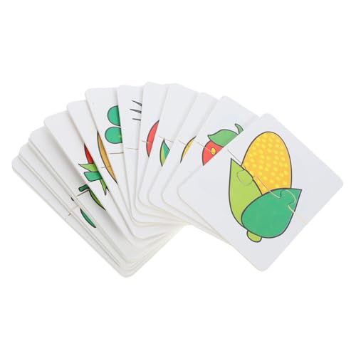 WEKAMOS Frühe Lernkarten Früchte Gemüse Puzzle für Kleinkinder Pädagogische Spielkarten zur Kognitiven Tragbar und Langlebig für Kindergarten und Vorschule WEKAMOS Frühe Lernkarten Früchte Gemüse Puzzle für Kleinkinder Pädagogische Spielkarten zur Kognitiven Tragbar und Langlebig für Kindergarten und Vorschule von WEKAMOS