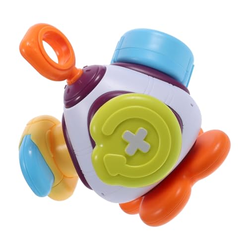WEKAMOS Frühförderung Beschäftigungsboard für Kleinkinder mit Sensorischem Lernspielzeug Handliches Motorisches Entwicklungsspiel Pädagogisches Handgreifspiel mit Buntem Vogel Design von WEKAMOS