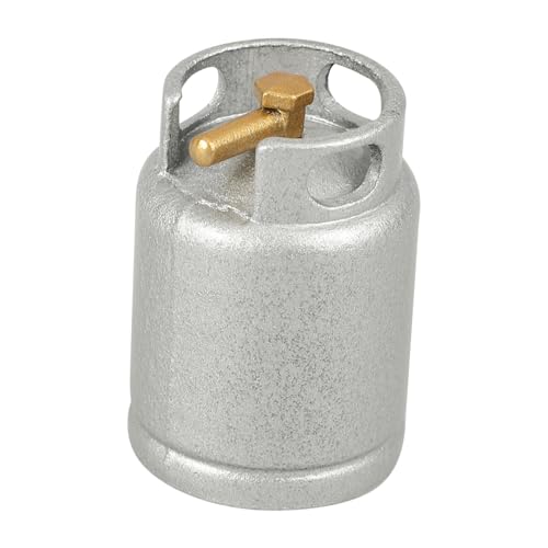 WEKAMOS Für Elektrische Gasflaschen Puppe Möbel Zubehör Szene Arbeiten Backen Winzig Herd Küchen-gasflaschenmodell Miniatur-gasflaschenmodell Mini-hausgasflasche Silver Legierung von WEKAMOS