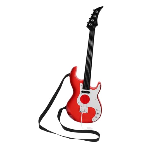 WEKAMOS Gitarrenspielzeug Stimmbaren Saiten Pädagogisches Lernspielzeug für Musikalische Früherziehung Kleine Kindergitarre für Jungen und Mädchen Fördert Rhythmus und Hörvermögen von WEKAMOS