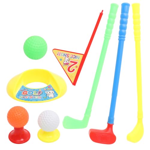 WEKAMOS Golfspielzeug Set aus Hochwertigem Leichtes Mini Golf Set in Zufälliger Farbe Fördert Hand fuß koordination und Motorische Fähigkeiten für Outdoor spaß und Zufällige Farbe von WEKAMOS