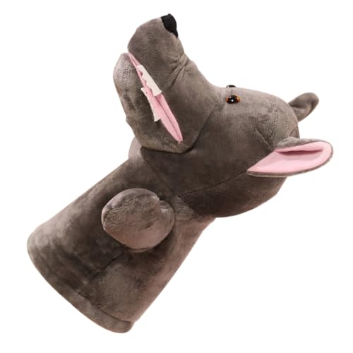 WEKAMOS Große Graue Wolf Handpuppe aus Weichem Plüsch Tierische Kuschel Handpuppe zum Geschichtenerzählen Interaktives für Kommunikation und Fantasie WEKAMOS Große Graue Wolf Handpuppe aus Weichem Plüsch Tierische Kuschel Handpuppe zum Geschichtenerzählen Interaktives für Kommunikation und Fantasie von WEKAMOS