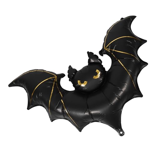 WEKAMOS Großer Aufblasbarer Halloween Fledermaus Folienballon Schwarz für Gruselige Wanddekoration Party Deko Spukhaus Requisiten Halloween Feier WEKAMOS Großer Aufblasbarer Halloween Fledermaus Folienballon Schwarz für Gruselige Wanddekoration Party Deko Spukhaus Requisiten Halloween Feier von WEKAMOS