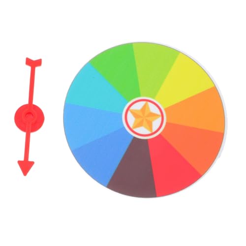 WEKAMOS Hängendes Prize Wheel Drehscheibe für Unterricht Party und Karneval Robustes Draw Game Prop für Raffles und Feierlichkeiten von WEKAMOS