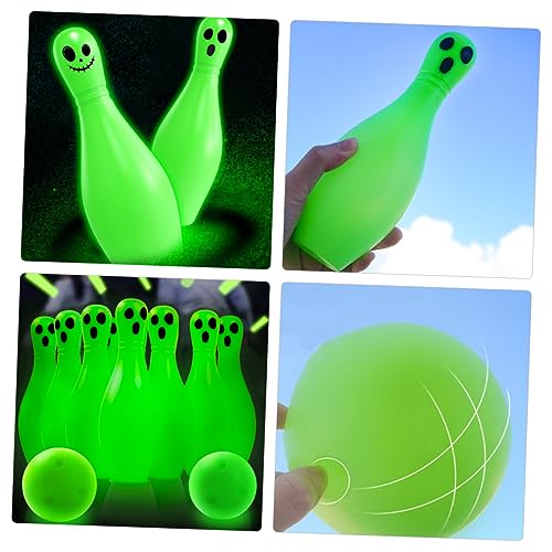 WEKAMOS Halloween Bowling Leuchtendes Indoor Bowlingspiel Luminous Bowlingkugeln für Party Familien Freizeitspaß von WEKAMOS