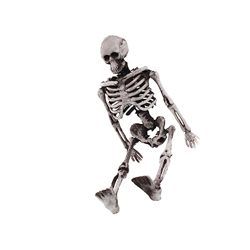 WEKAMOS Halloween Deko Skelett Mini Realistisches Knochenmodell für Party Gruselige Schädelverzierung für Halloween Atmosphäre und Scherzartikel von WEKAMOS