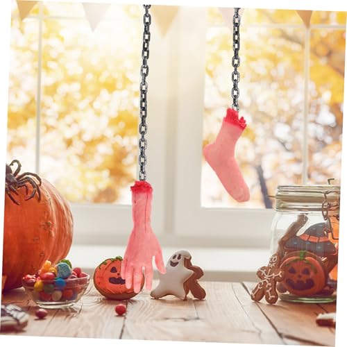 WEKAMOS Halloween Dekokette aus Robustem Kunststoff Realistische Fake Ketten für Gefangene und Piraten Kostüme Lange Gruselige Party und Haunted House Dekoaccessoires von WEKAMOS