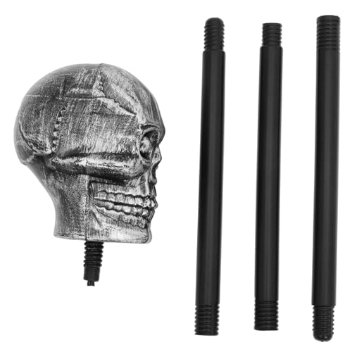 WEKAMOS Halloween Gehstock Requisite mit Schädelkopf Robuster Abs Handstock für Kostüm und Maskenball Langlebiger Halloween Party Deko Stock für Festival und Bühnenauftritt WEKAMOS Halloween Gehstock Requisite mit Schädelkopf Robuster Abs Handstock für Kostüm und Maskenball Langlebiger Halloween Party Deko Stock für Festival und Bühnenauftritt von WEKAMOS