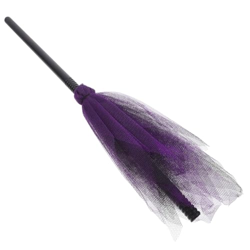 WEKAMOS Halloween Hexenbesen Cosplay Besenstiel aus Kunststoff und Netzstoff Leichtes Hexenkostüm Zubehör für Karneval Maskerade Halloween Deko Abnehmbar und Tragbar WEKAMOS Halloween Hexenbesen Cosplay Besenstiel aus Kunststoff und Netzstoff Leichtes Hexenkostüm Zubehör für Karneval Maskerade Halloween Deko Abnehmbar und Tragbar von WEKAMOS