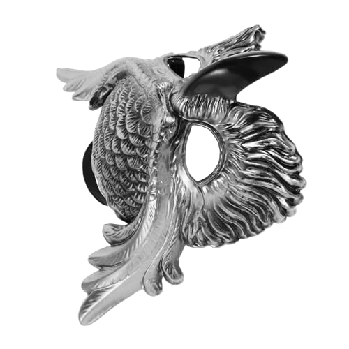 WEKAMOS Halloween Maske Eule Halbgesichts-masquerade Tier-cosplay für Erwachsene Leichte Kunststoff-maske für Karneval Fasching Party Dekoration WEKAMOS Halloween Maske Eule Halbgesichts-masquerade Tier-cosplay für Erwachsene Leichte Kunststoff-maske für Karneval Fasching Party Dekoration von WEKAMOS