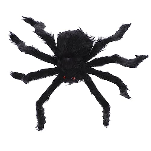 WEKAMOS Halloween Plüschspinne Dekoration Große Realistische Spinnen für Halloween Partys Indoor und Outdoor Deko Leicht Gruselig Ergänzung für Festlichkeiten von WEKAMOS