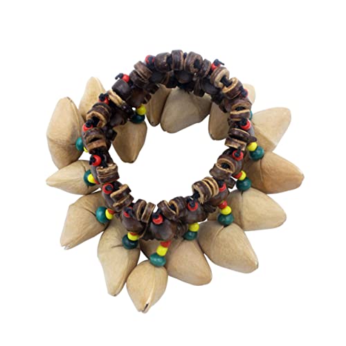 WEKAMOS Handbell Afrikanischer Tribal Stil Handgelenk Rasseln Percussion Zubehör für Junge Mädchen Musikinstrument für Tanz und Spiel WEKAMOS Handbell Afrikanischer Tribal Stil Handgelenk Rasseln Percussion Zubehör für Junge Mädchen Musikinstrument für Tanz und Spiel von WEKAMOS