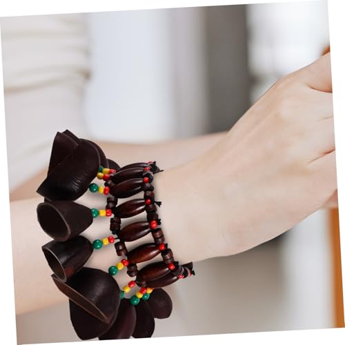 WEKAMOS Handgefertigtes Afrikanisches Nussschalen Armband Musikinstrument Handpercussion Rassel Schmuck für Trommelbegleitung und Kulturelle Ausdruckskraft WEKAMOS Handgefertigtes Afrikanisches Nussschalen Armband Musikinstrument Handpercussion Rassel Schmuck für Trommelbegleitung und Kulturelle Ausdruckskraft von WEKAMOS