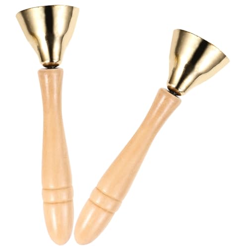 WEKAMOS Handglocken für Handliche Percussion Instrumente aus Kupfer mit Griff Leicht und Kompakt Spielerisches Musikinstrument für Musikunterricht und Kreatives Lernen Drinnen und Draußen WEKAMOS Handglocken für Handliche Percussion Instrumente aus Kupfer mit Griff Leicht und Kompakt Spielerisches Musikinstrument für Musikunterricht und Kreatives Lernen Drinnen und Draußen von WEKAMOS