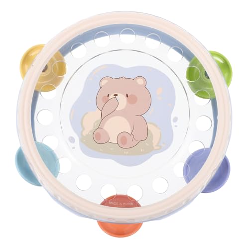 WEKAMOS Handheld Tamburin für Bunte Handglocke Schlaginstrument aus Stabilem für Partys und Kreative Spiele Fördert die Musikalische Entwicklung von Kleinkindern WEKAMOS Handheld Tamburin für Bunte Handglocke Schlaginstrument aus Stabilem für Partys und Kreative Spiele Fördert die Musikalische Entwicklung von Kleinkindern von WEKAMOS