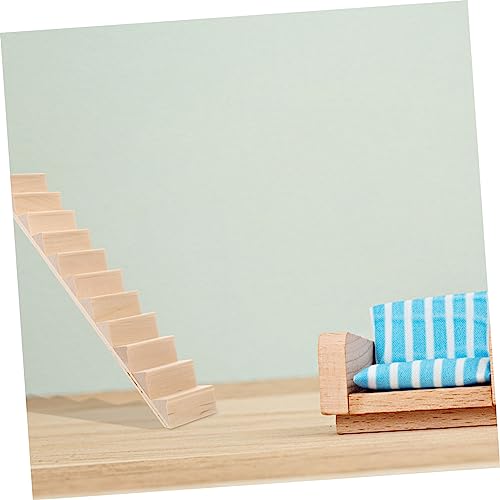WEKAMOS Handlauf Handgefertigte Puppenhaus Treppe Dekorative Mini Holzmöbel für Puppenstuben und DIY Miniaturhäuser WEKAMOS Handlauf Handgefertigte Puppenhaus Treppe Dekorative Mini Holzmöbel für Puppenstuben und DIY Miniaturhäuser von WEKAMOS