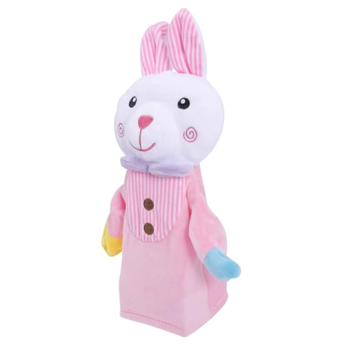 WEKAMOS Handpuppe Hase aus Weichem Plüsch Tierförmiges Fingerpuppenspielzeug Interaktive Handpuppe für Pädagogisches Puppentheater Dekoratives Kuscheltier für Fantasievolles Rollenspiel WEKAMOS Handpuppe Hase aus Weichem Plüsch Tierförmiges Fingerpuppenspielzeug Interaktive Handpuppe für Pädagogisches Puppentheater Dekoratives Kuscheltier für Fantasievolles Rollenspiel von WEKAMOS