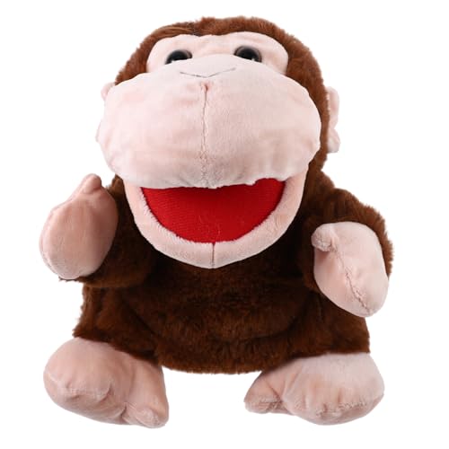 WEKAMOS Handpuppe Plüschspielzeug Mit Beweglichem Mund Interaktives Erzählspielzeug Für Fantasievolles Für Eltern Interaktionen Und Vielseitige Verwendung von WEKAMOS