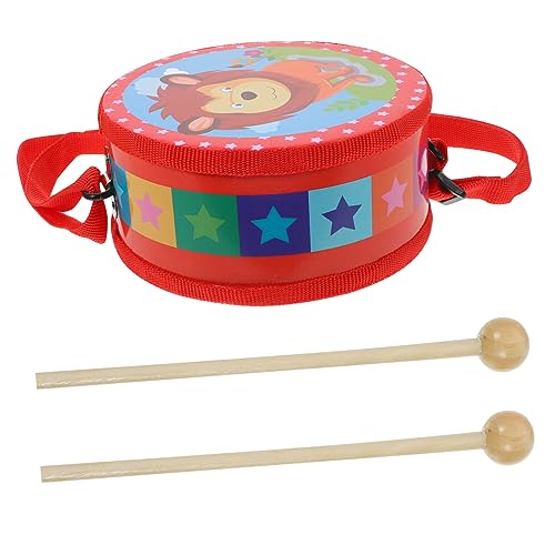 WEKAMOS Handtrommel mit Holzschlägel Doppelseitiges Percussion Instrument für Kleinkinder Robustes Lernspielzeug mit Erhöhtem Rand Kompakt und Leicht zu Halten Pädagogisches WEKAMOS Handtrommel mit Holzschlägel Doppelseitiges Percussion Instrument für Kleinkinder Robustes Lernspielzeug mit Erhöhtem Rand Kompakt und Leicht zu Halten Pädagogisches von WEKAMOS