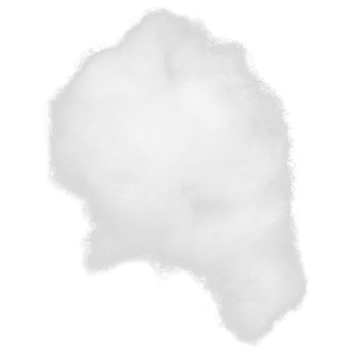 WEKAMOS High Resilience Polyester Faserfüllung für Kissen und Kuscheltiere Weiche Fusselfreie Füllwatte für DIY Bastelprojekte und Puppenfüllung Komfortabel Langlebig Einfach zu von WEKAMOS