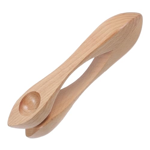 WEKAMOS Hölzerner Musikalischer Löffel für Hochwertiges Percussion Instrument aus Natürlichem Holz für Frühe Bildung und Musikspielzeug Fördert Rhythmusgefühl und Kreativität von WEKAMOS