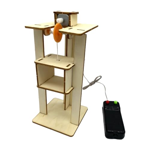 WEKAMOS Holz DIY Aufzug für Pädagogisches Aufzugsmodell Bastelset ohne Batterien Fördert Handwerkliche Fähigkeiten und Wissenschaftliches Verständnis Geeignet für Jungen und Mädchen Ab WEKAMOS Holz DIY Aufzug für Pädagogisches Aufzugsmodell Bastelset ohne Batterien Fördert Handwerkliche Fähigkeiten und Wissenschaftliches Verständnis Geeignet für Jungen und Mädchen Ab von WEKAMOS