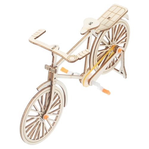 WEKAMOS Holz DIY Fahrrad Modell Robustes Kleines Vintage Bike Deko Fördert Kreativität und Feinmotorik Handgefertigtes Wissenschaftsspielzeug für Langlebige Bastel Lernspielzeugdekoration WEKAMOS Holz DIY Fahrrad Modell Robustes Kleines Vintage Bike Deko Fördert Kreativität und Feinmotorik Handgefertigtes Wissenschaftsspielzeug für Langlebige Bastel Lernspielzeugdekoration von WEKAMOS