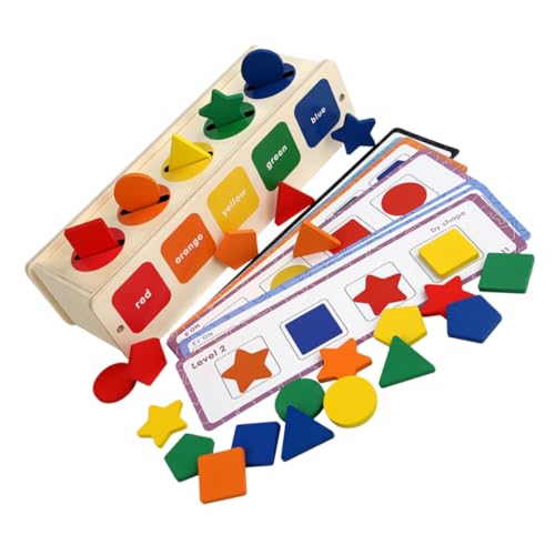 WEKAMOS Holz Lernspielzeug für Ab Jahr Bunter Sortierkasten mit Formen und Farben Montessori Motorikspielzeug Hand Auge koordination Konzentration und Kreativem Denken WEKAMOS Holz Lernspielzeug für Ab Jahr Bunter Sortierkasten mit Formen und Farben Montessori Motorikspielzeug Hand Auge koordination Konzentration und Kreativem Denken von WEKAMOS