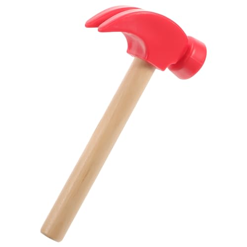 WEKAMOS Holzhammer für rutschfest Handfreundlich Kreatives DIY Werkzeug Robustes Simulation Hammer Geschenkidee für Jungen und Mädchen Praktische Lernhilfe von WEKAMOS