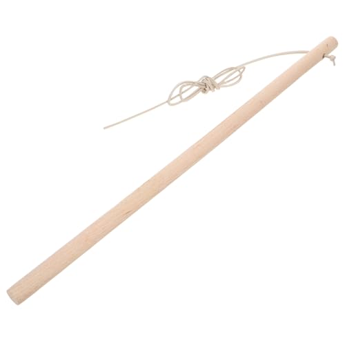 WEKAMOS Holzkreisel Bausatz Weißdornstab mit Gummischnur Handgefertigtes DIY Holzspielzeug Feinmotorik und Koordination Seniorengerechtes Spinnkreisel für Erwachsene von WEKAMOS