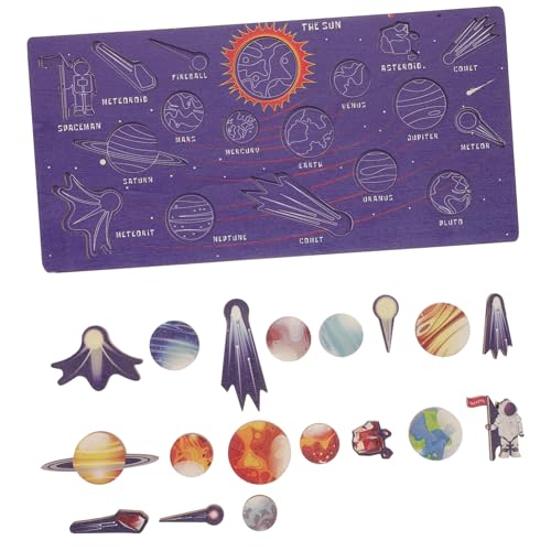 WEKAMOS Holzpuzzle Sonnensystem Planeten Lernspielzeug Holzspielzeug Formen Erkennen Farben Lernen Kreatives Matching Eltern Junge Mädchen Interaktion WEKAMOS Holzpuzzle Sonnensystem Planeten Lernspielzeug Holzspielzeug Formen Erkennen Farben Lernen Kreatives Matching Eltern Junge Mädchen Interaktion von WEKAMOS