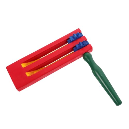 WEKAMOS Holzratsche Percussion Instrument Holz Kastagnetten Musikspielzeug mit Langem Griff Sicher und Komfortabel für Musikförderung und Aufführungen WEKAMOS Holzratsche Percussion Instrument Holz Kastagnetten Musikspielzeug mit Langem Griff Sicher und Komfortabel für Musikförderung und Aufführungen von WEKAMOS