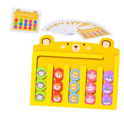 WEKAMOS Holzspielzeug Lernspielzeug für Ab Jahren Doppelseitiges Farb und Formsortierspiel Pädagogisches Montessori Spiel mit Robustem Design Fördert Logisches Denken und Motorik von WEKAMOS