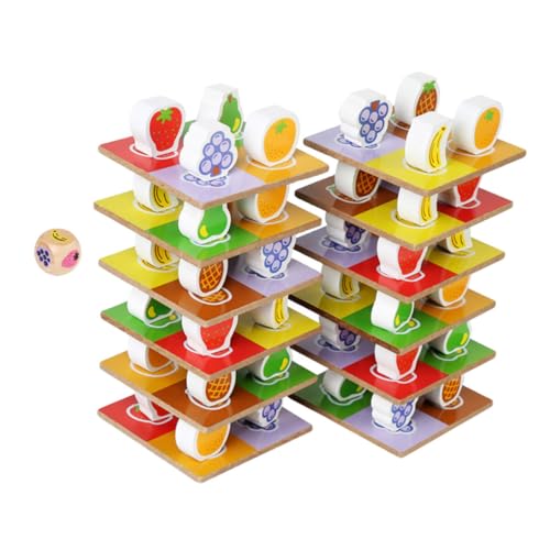 WEKAMOS Holzspielzeug Stapelturm Lernspiel Früherziehung Balancierspiel Früchte Sicher Glatte Kanten Pädagogisch Ab Jahren WEKAMOS Holzspielzeug Stapelturm Lernspiel Früherziehung Balancierspiel Früchte Sicher Glatte Kanten Pädagogisch Ab Jahren von WEKAMOS