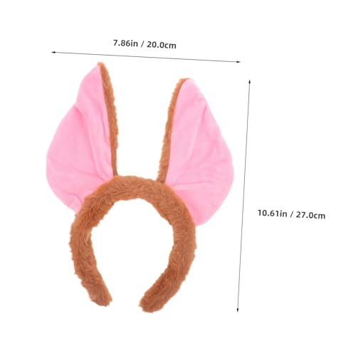 WEKAMOS Hundeohren Haarreif Flauschig Weiches Stirnband Welpen Kostüm Zubehör für Halloween Karneval Party Cosplay Mädchen Tierkostüm Accessoire von WEKAMOS