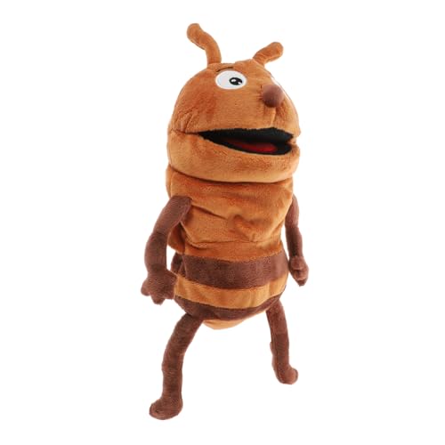 WEKAMOS Interaktive Ameisen Handpuppe aus Weichem Plüsch für Rollenspiele und Geschichtenerzählen Emuliertes Insektenspielzeug für Erwachsene von WEKAMOS