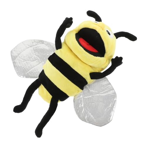 WEKAMOS Interaktive Biene Handpuppe Plüsch Tier Handspielzeug für Motorik Koordination und Fantasie WEKAMOS Interaktive Biene Handpuppe Plüsch Tier Handspielzeug für Motorik Koordination und Fantasie von WEKAMOS