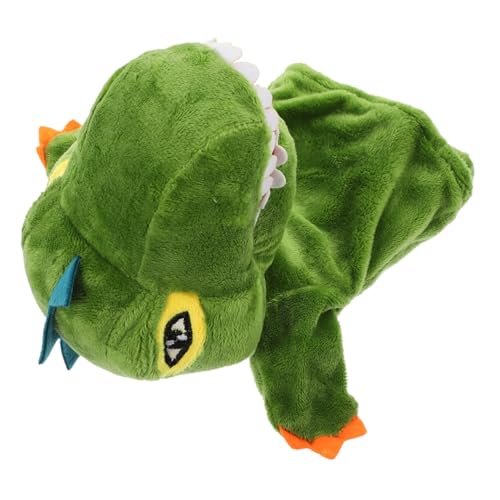 WEKAMOS Interaktive Dinosaurier Handpuppe Plüschspielzeug Weiche Handpuppen für Geschichten Erzählen Kuscheliges Dino Stofftier für Jungen und Mädchen Tierisches Rollenspiel von WEKAMOS
