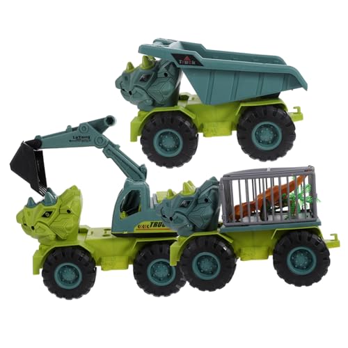 WEKAMOS Interaktives Dinosaurier Baustellen Auto Spielset Cartoon Mini Engineering Car Buntes Ab Jahren Handbetrieben Fördert Eltern Junge Mädchen Beziehung Geschenk für Jungen und WEKAMOS Interaktives Dinosaurier Baustellen Auto Spielset Cartoon Mini Engineering Car Buntes Ab Jahren Handbetrieben Fördert Eltern Junge Mädchen Beziehung Geschenk für Jungen und von WEKAMOS