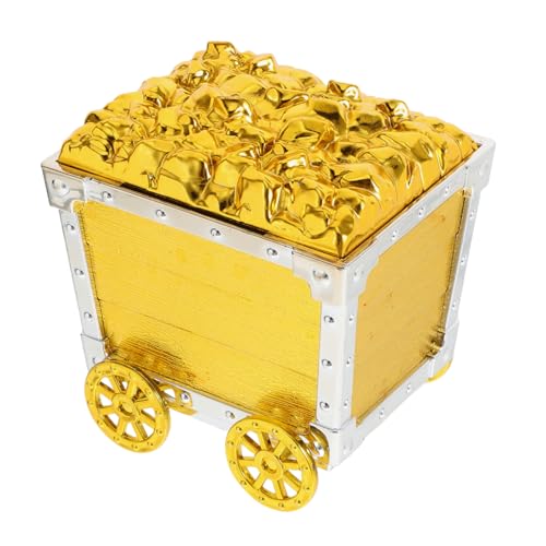 WEKAMOS Kinder Schatztruhe Spielzeug Kunststoff Schatzkiste Trolley Spielspielzeug Plastiktruhe Mini Trolley Mini Piratenkiste Party Dekoration WEKAMOS Kinder Schatztruhe Spielzeug Kunststoff Schatzkiste Trolley Spielspielzeug Plastiktruhe Mini Trolley Mini Piratenkiste Party Dekoration von WEKAMOS