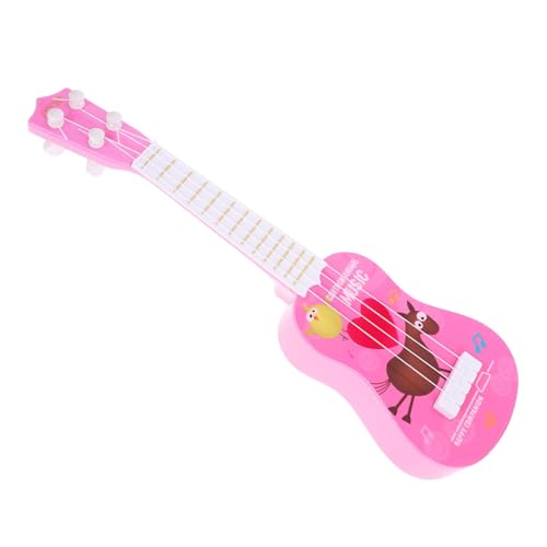 WEKAMOS Kindergitarre Mini Ukulele für Pädagogisches Musikspielzeug Leichtes Handliches Mini Instrument für Anfänger Fördert Musikalisches Interesse und Frühe Bildung von WEKAMOS