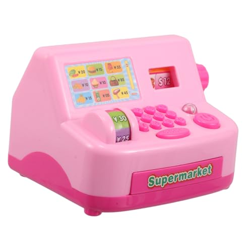WEKAMOS Kinderkasse Mini Spielzeugkasse mit Scanner und Sound Pädagogisches Lernspielzeug für Kleinkinder Kompakt Tragbar Fördert Kognitive Entwicklung Mathe Sozialkompetenzen für Mädchen WEKAMOS Kinderkasse Mini Spielzeugkasse mit Scanner und Sound Pädagogisches Lernspielzeug für Kleinkinder Kompakt Tragbar Fördert Kognitive Entwicklung Mathe Sozialkompetenzen für Mädchen von WEKAMOS