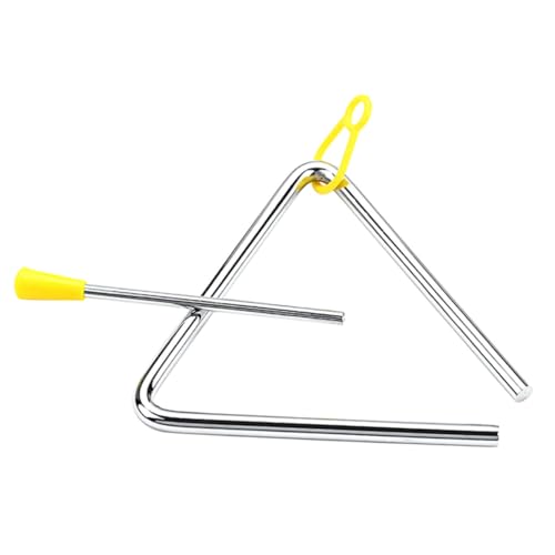 WEKAMOS Kindgerechtes Dreiecksglocken Musikinstrument Leichtes Percussion Musikalische Früherziehung Tragbar und Sicher für Geeignet für Zuhause Kindergarten und Partyspaß von WEKAMOS