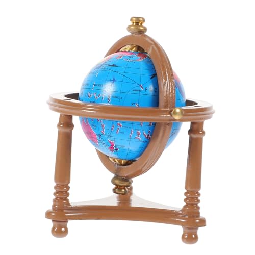 WEKAMOS Kleine -Ornamente Mini für puppenhaus Kleiner Desktop- - lustiges Globusmodell Globe Decor lustiges Globusdekor Plastik Brown WEKAMOS Kleine -Ornamente Mini für puppenhaus Kleiner Desktop- - lustiges Globusmodell Globe Decor lustiges Globusdekor Plastik Brown von WEKAMOS