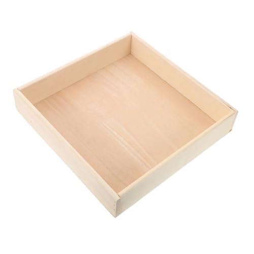WEKAMOS Kleiner Tisch Und Schreibtisch Für Räume Wohnungen Lagerung Sandspiel Spielzimmer Im Innenbereich – Holztablett Quadratisch Montessori Holzklassenzimmer Entwicklungsparty WEKAMOS Kleiner Tisch Und Schreibtisch Für Räume Wohnungen Lagerung Sandspiel Spielzimmer Im Innenbereich – Holztablett Quadratisch Montessori Holzklassenzimmer Entwicklungsparty von WEKAMOS