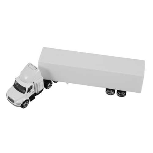 WEKAMOS Container LKW Modell aus Legierung für Jungen Lebensechtes Spielzeug Transporter Robuste Automodell Dekoration für Sammler und Kinder von WEKAMOS
