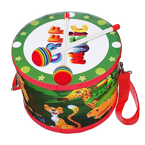 WEKAMOS Kleinkinder Trommel mit Drumsticks Kreatives Musikinstrument für Pädagogisches Rhythmus und Konzentration für Drinnen und Draußen WEKAMOS Kleinkinder Trommel mit Drumsticks Kreatives Musikinstrument für Pädagogisches Rhythmus und Konzentration für Drinnen und Draußen von WEKAMOS