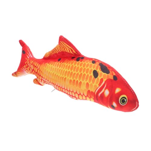 WEKAMOS Koi Fisch Plüschkissen Weiches Kuscheltier für Realistisches Goldfisch Plüschtier Niedliche Umarmungspuppe als für Mädchen und Jungen für Geburtstage von WEKAMOS